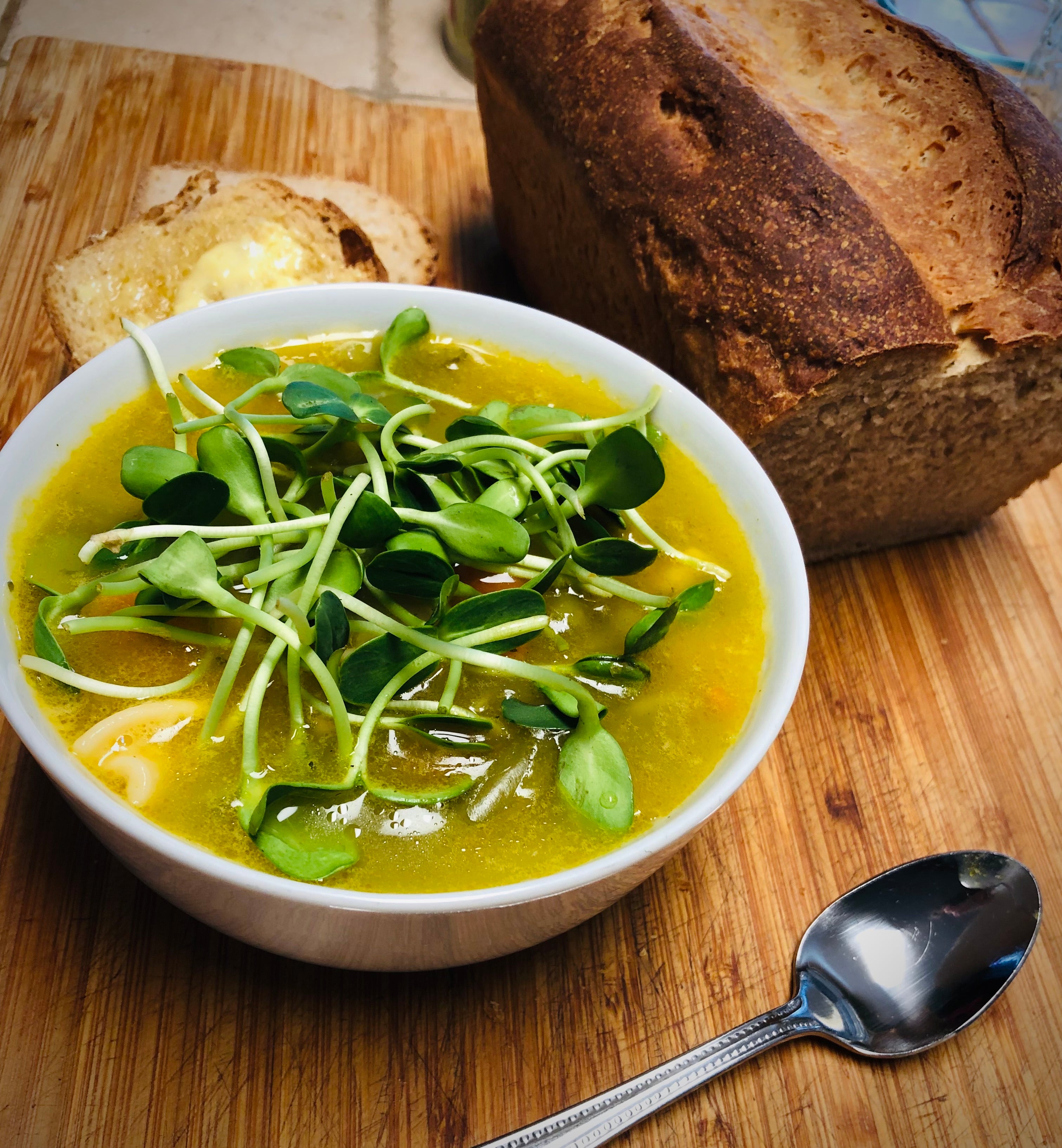 18+ Microgreen Soup 18+ Microgreen Soup
