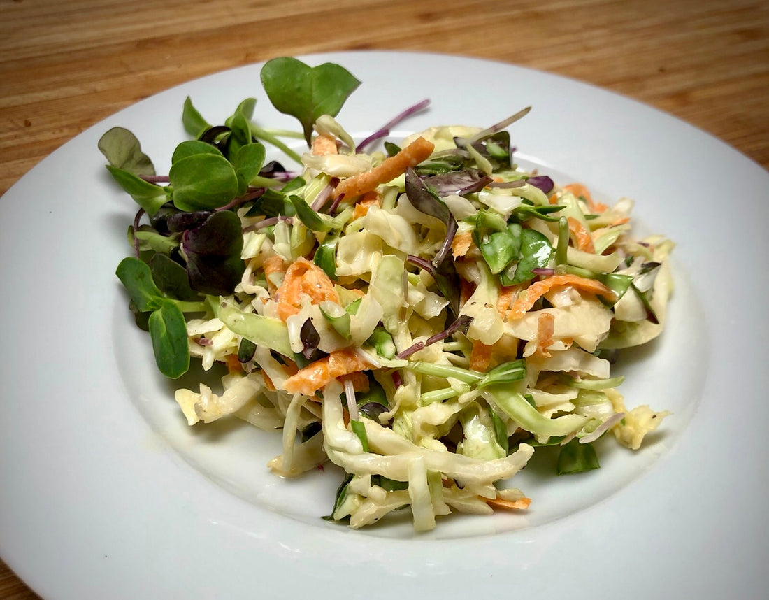 Microgreens Coleslaw Recipe